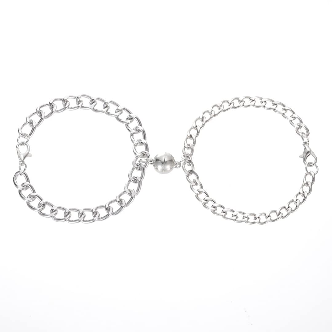Vembley 2 Pcs Mutual Attraction Relationship Matching Ball Shape Magnet Bracelet For Men and Women (B0BHMF38QL) Amazon Price History, Amazon Price Tracker