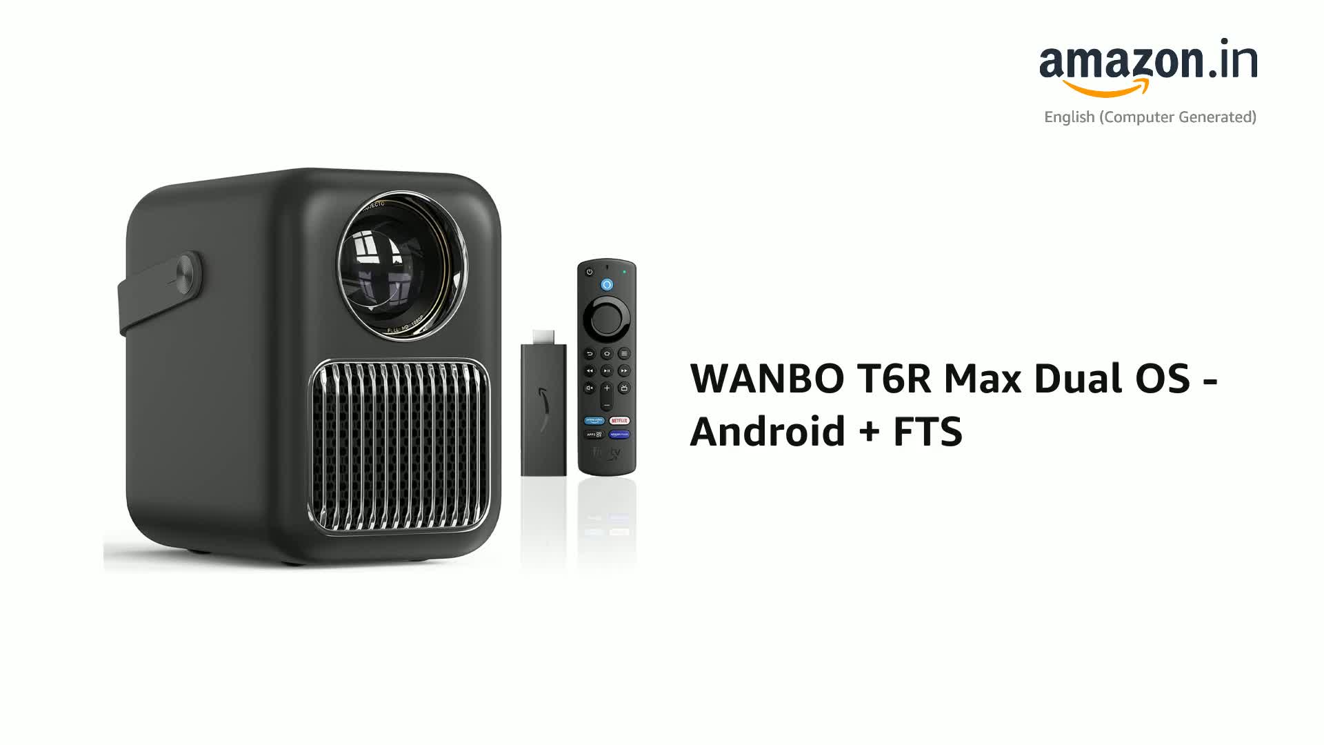 WANBO T6R Max Dual OS - Android + FTS (Certified Netflix, Prime