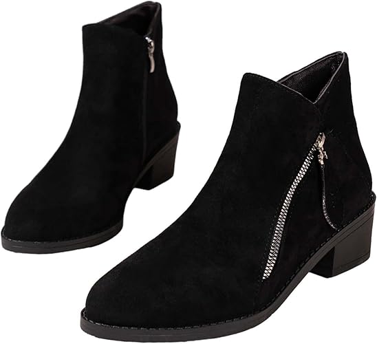 Long Brown Boots Womens Country Boots Calf Boots Women's Fashion Solid