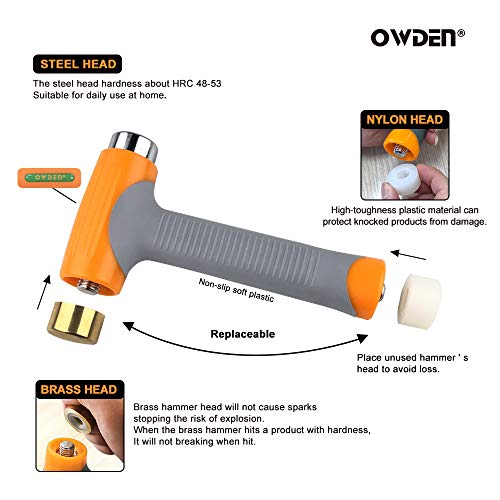 Owden AJ0009 Professional Jewelry Metal Stamps Hammer thumb #4