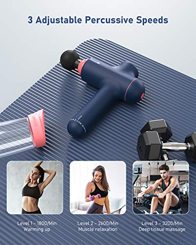 image for Massage Gun for Women, Lightweight Deep Tissue Percussive Massager Gun