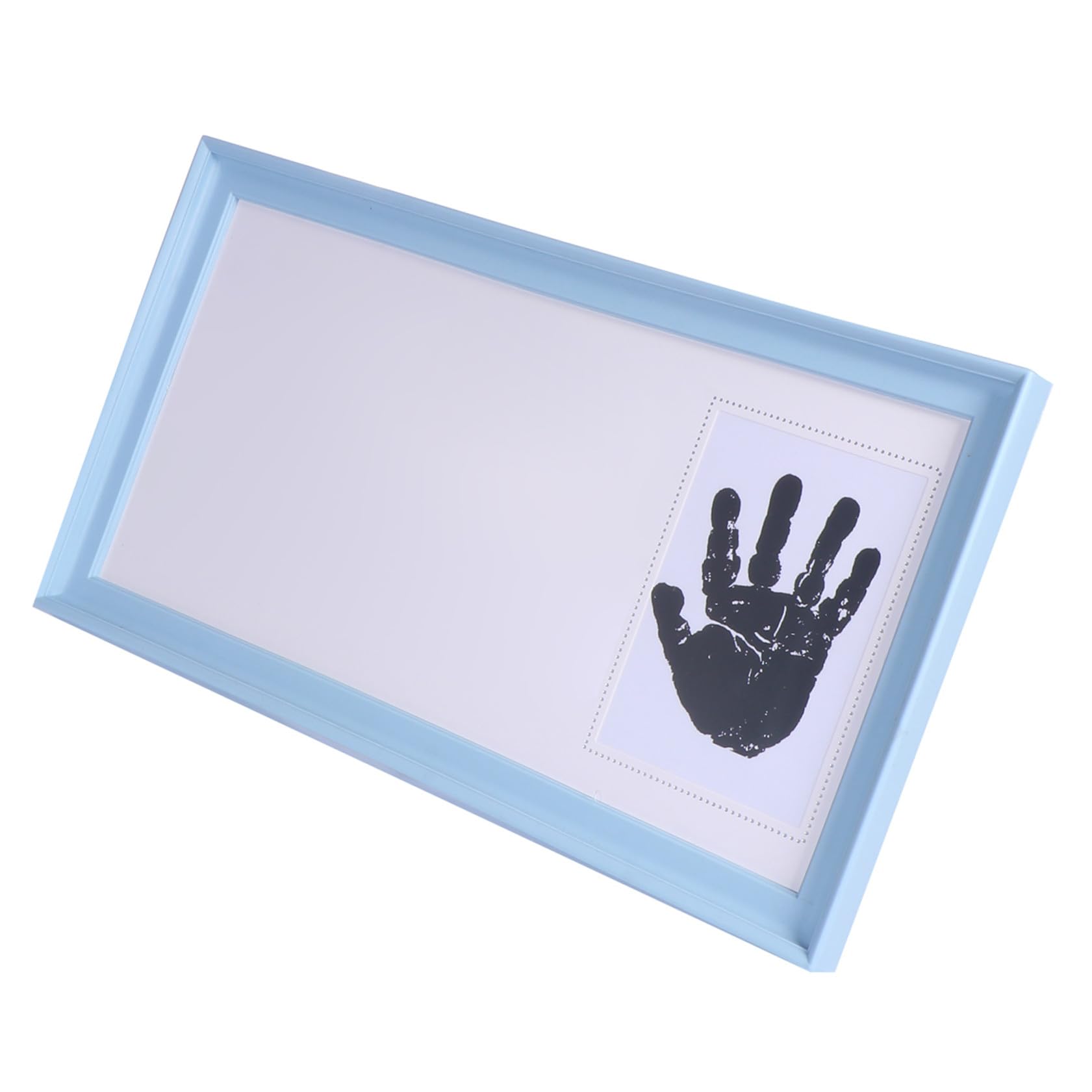 ibasenice Cornice Per La Registrazione Della Crescita Del Bambino - Portafoto Con Impronte Digitali Per Neonati 12 Mesi Cornice Per Foto Per Neonati Di Maternità Design Creativo