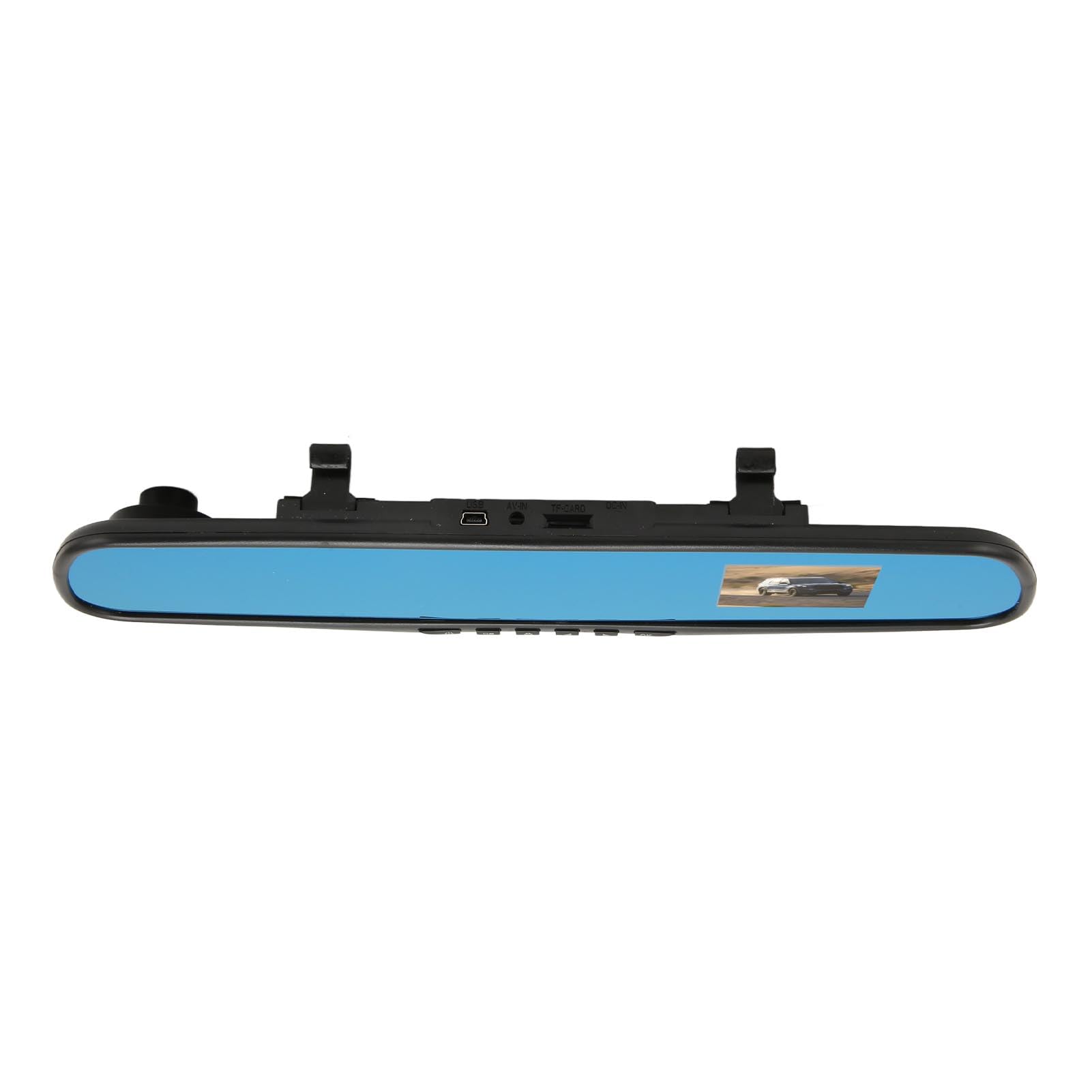 Espejo Retrovisor con Cámara Frontal y Sensor G Grabadora de Conducción de Vehículos Full HD 1080P de 2,4 Pulgadas para Coche Camión, Accesorios Profesionales