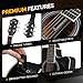 GLARRY Full Size 6 Strings Acoustic Electric Guitar Beginner Kit, Cutaway 41 Inch Electric Acoustic Guitar w/Inbuilt Tuner, Bag, Strap, Picks, Strings, Basswood Guitarra, Matte Distressed Black
