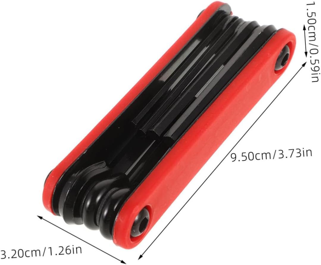 1Set Multifunction Bike Repair Tool Set Compact Key Wrenches for Home Go Repairs Durable Inner Hexagon Spanner for All Cyclists