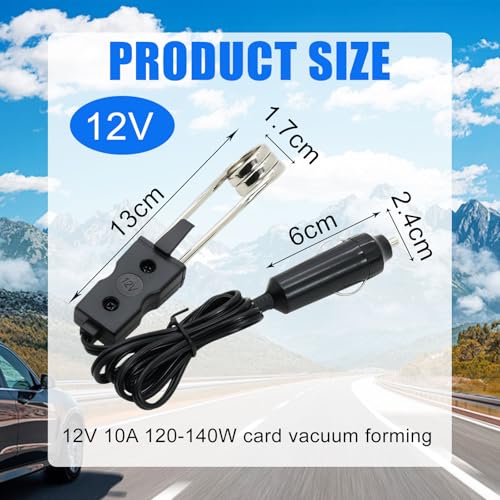 Auto Warmwasserbereiter 12V,Auto-Heizung Wasser,Auto-Tauchsieder,Auto-Heizung Wasser,Elektrische Warmwasserbereiter Wasserkocher Camping KFZ