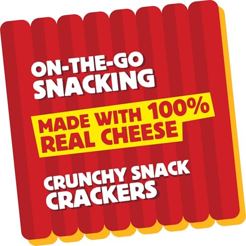 Image of Cheez-It Grooves Crunchy Cheese Crackers, Snack Crackers, Lunch Snacks, Family Size, Sharp White Cheddar, 17oz Box (1 Box)