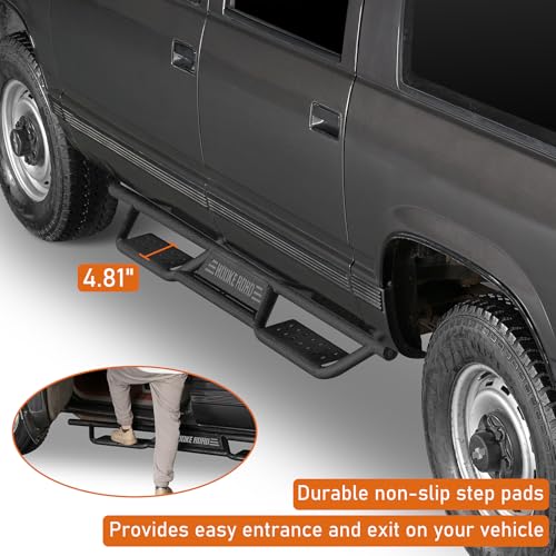 Barras laterales para Chevy Suburban 1992-1999 negras miniatura 2
