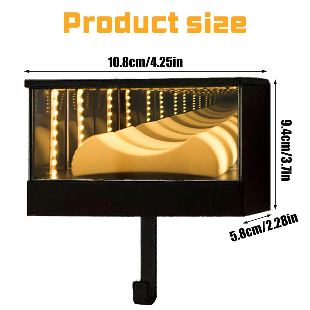 Portachiavi Da Garage, Gancio Portachiavi Infinity Garage Con Luce A LED, Infinity Garage Portachiavi, Ricarica Usb, Portachiavi Garage Per Casa, Appartamento, Ingresso, Ufficio, Posta