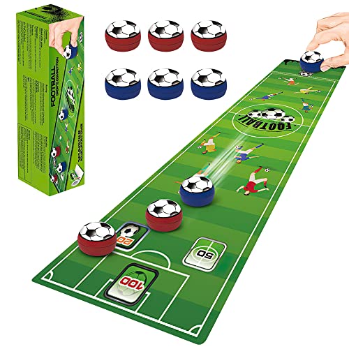 Lotvic Tabletop Game for Family Party Tabletop Football Board Games, Tabletop Curling Game, Multifunction Table Shuffleboards