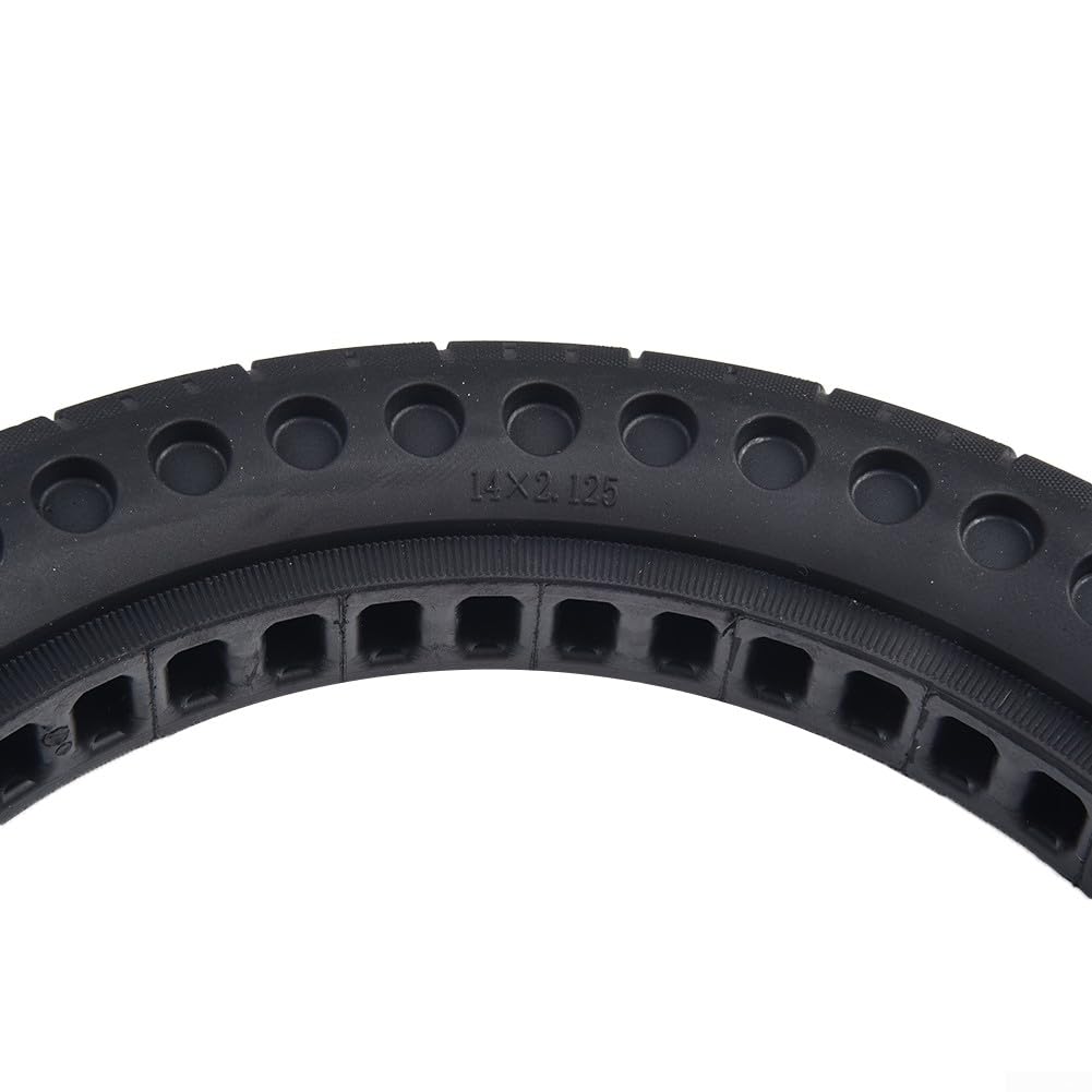HpLive Pneumatici da 14 pollici 14 x 2,125 (57-254), pneumatici pieni antiforatura, per scooter elettrico, bici elettrica