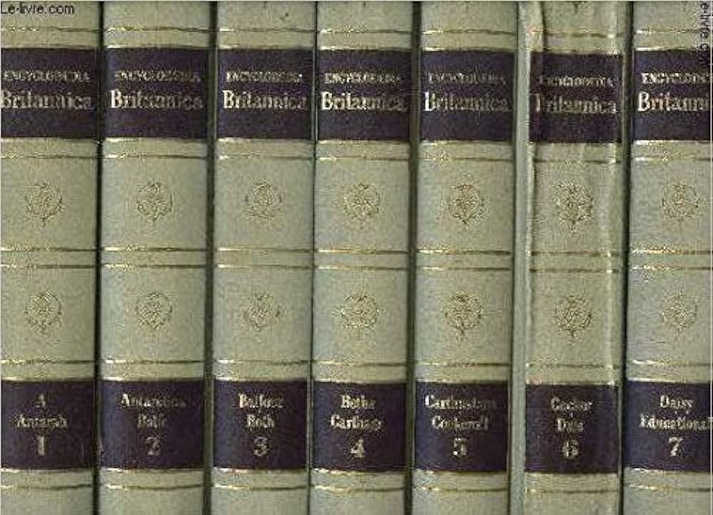 Encyclopedia Britannica 全24巻+別巻　1768年 VTG 1958 Encyclopedia Britannica 1768 Edition COMPLETE SET