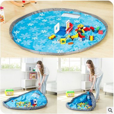 Hxlong children’s game cover, play mat, toy storage bag, storage bag, toy storage XL.