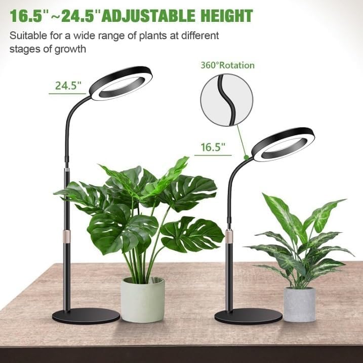 Amazon.co.jp: Nozuma 72LEDs 植物育成ライトスタンド デスクトップ