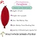 Paraglame Red Marley Hair 16 Inch Springy Afro Twist Hair 2 Packs Marley Twist Braiding Hair for Faux Locs Crochet Hair Red Braiding Hair Extensions for Women (16Inch(Pack of 2))