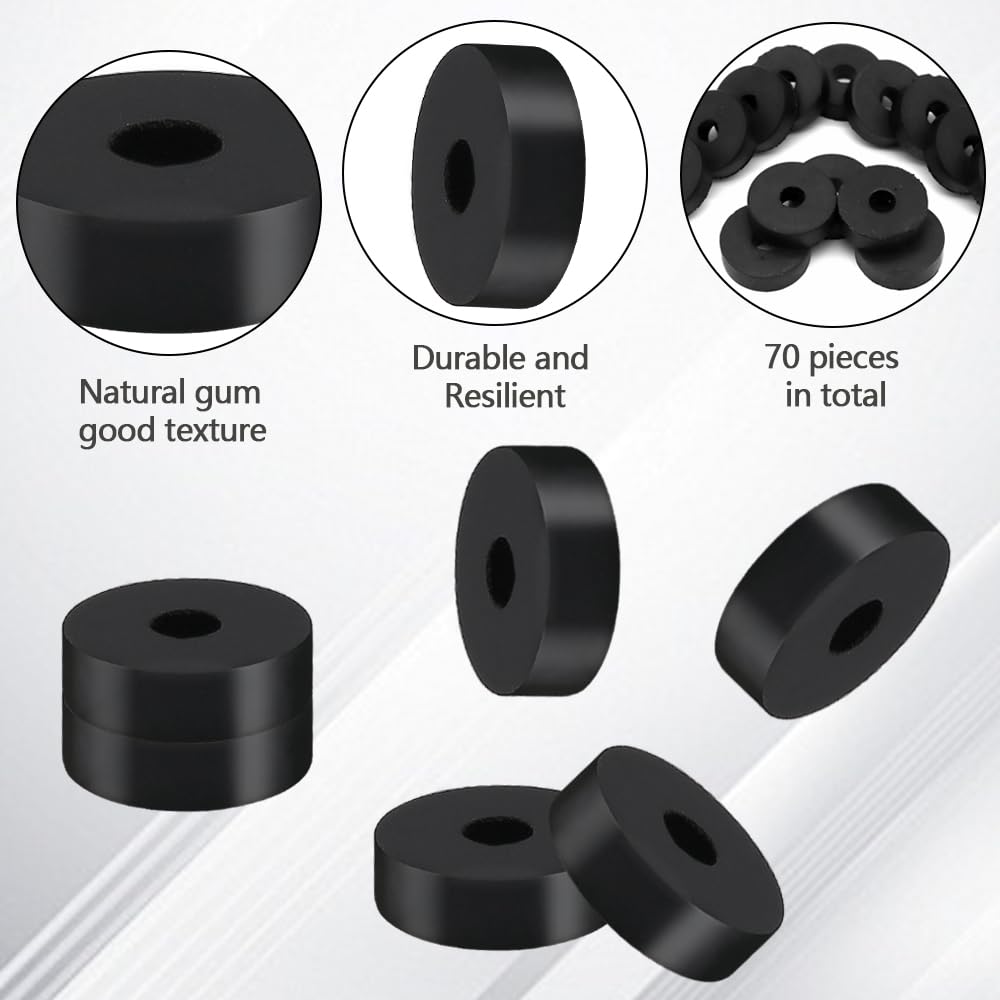 Kit Rondelle In Fibra - Assortimento 210 Pezzi M2-M8 Per Idraulica Ed Elettronica