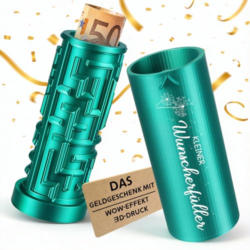 Anruzon Upgrade Wunscherfüller Geldgeschenk Kreative Labyrinthbox Geldgeschenke Verpackung für Geburtstag Jugendweihe Abschied - Personalisierte Geschenke für Junge Mädchen Männer Frauen