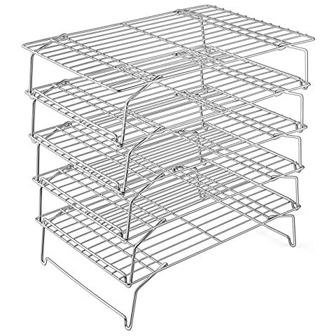 P&P CHEF 5-Tier Stainless Steel Cooling Rack Cover