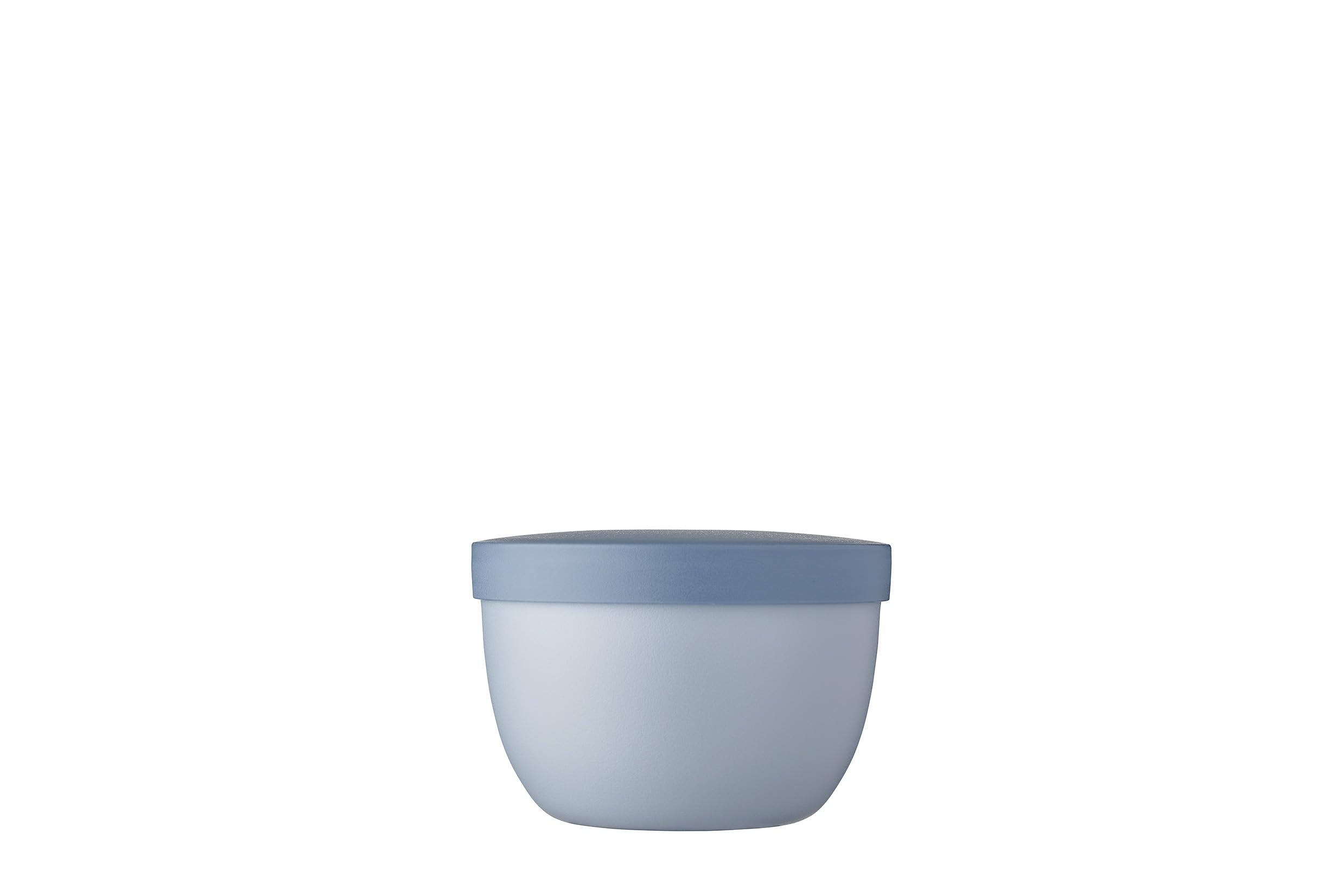 Mepal – Snackpot Ellipse – Food Container for Storing and Transporting Snacks - Suitable for Freezer, Microwave & Dishwasher - 350 ml – Nordic Blue