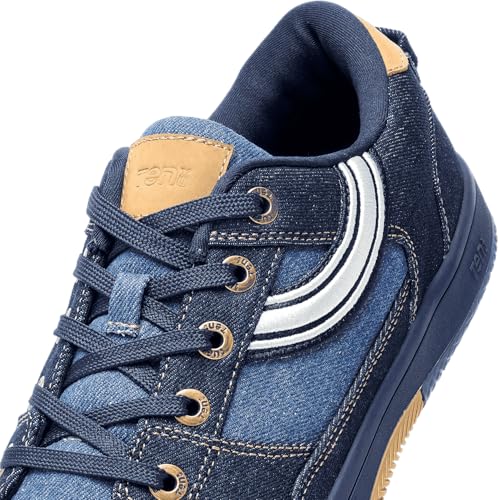 Image of By Sachin Tendulkar Unisex Sundowner Lifestyle Denim Sneakers | All Day Comfort