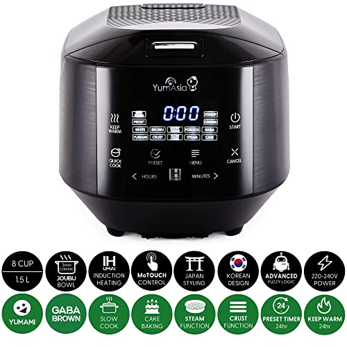 Yum Asia Bamboo Cuiseur à riz avec chauffage à induction...