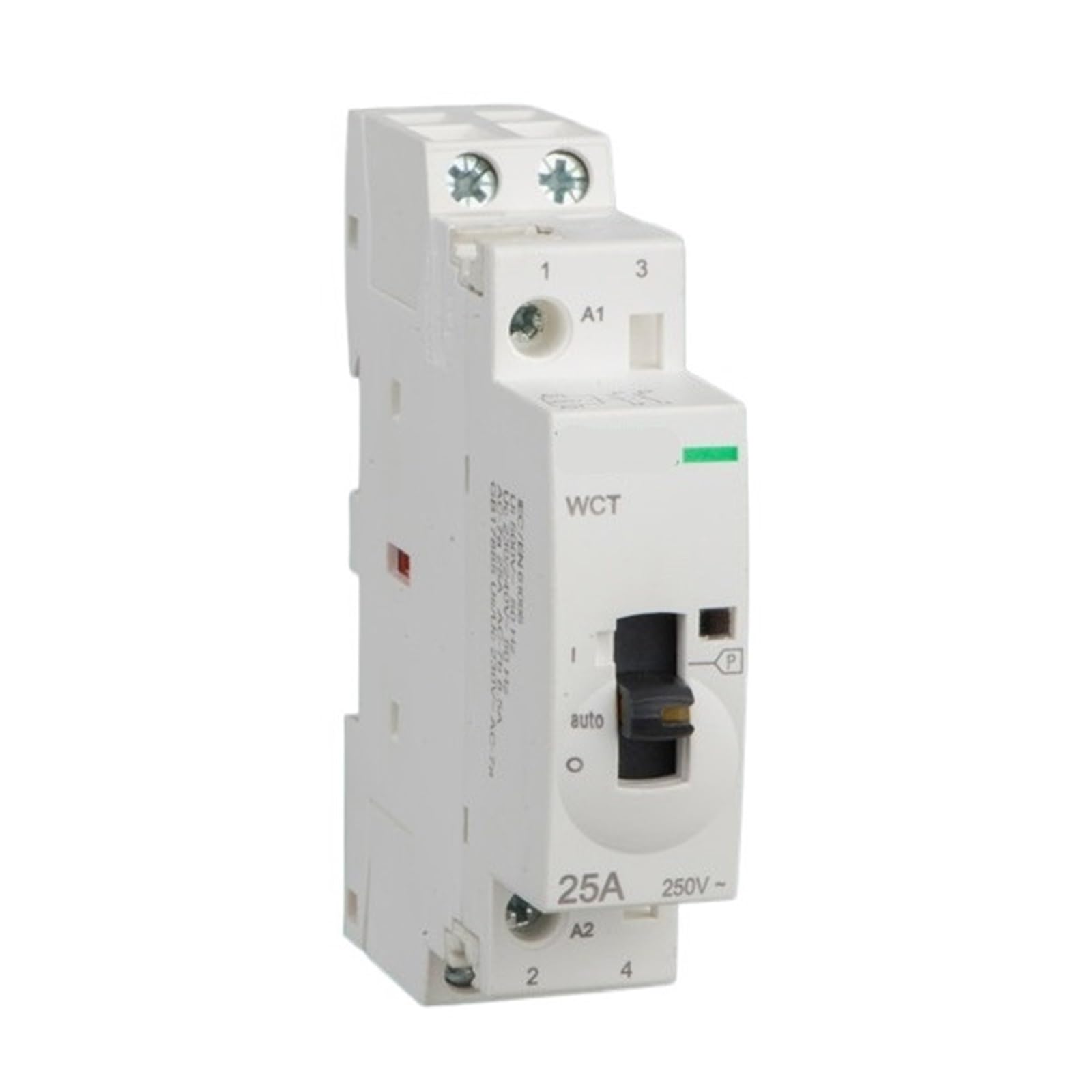 WQGQPXOB 2P 25A 2NO 220V/230V 50/60HZ Household 35mm Guide Rail Modular Manual Control AC contactor CT1