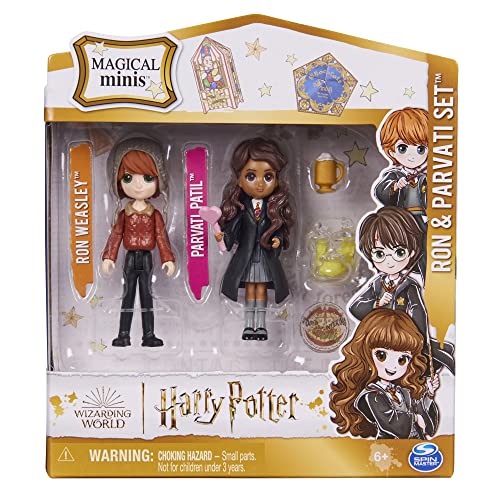 Set de Muñecos Harry Potter Ron Weasley y Parvati Patil miniatura 2
