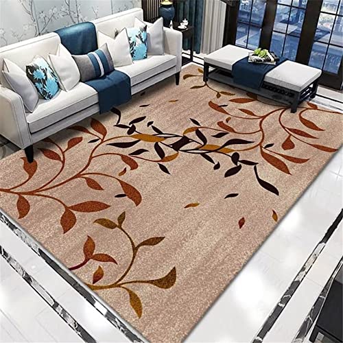 Tapis étude rectangulaire marron résistant pour moquettes et sols de couloir