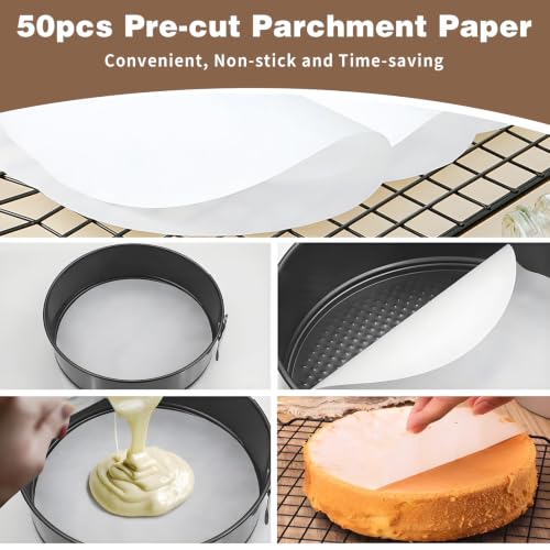 Molgree Nonstick 4 7 9 Inch Springform Pan Cheesecake Pan with Protector - image 8