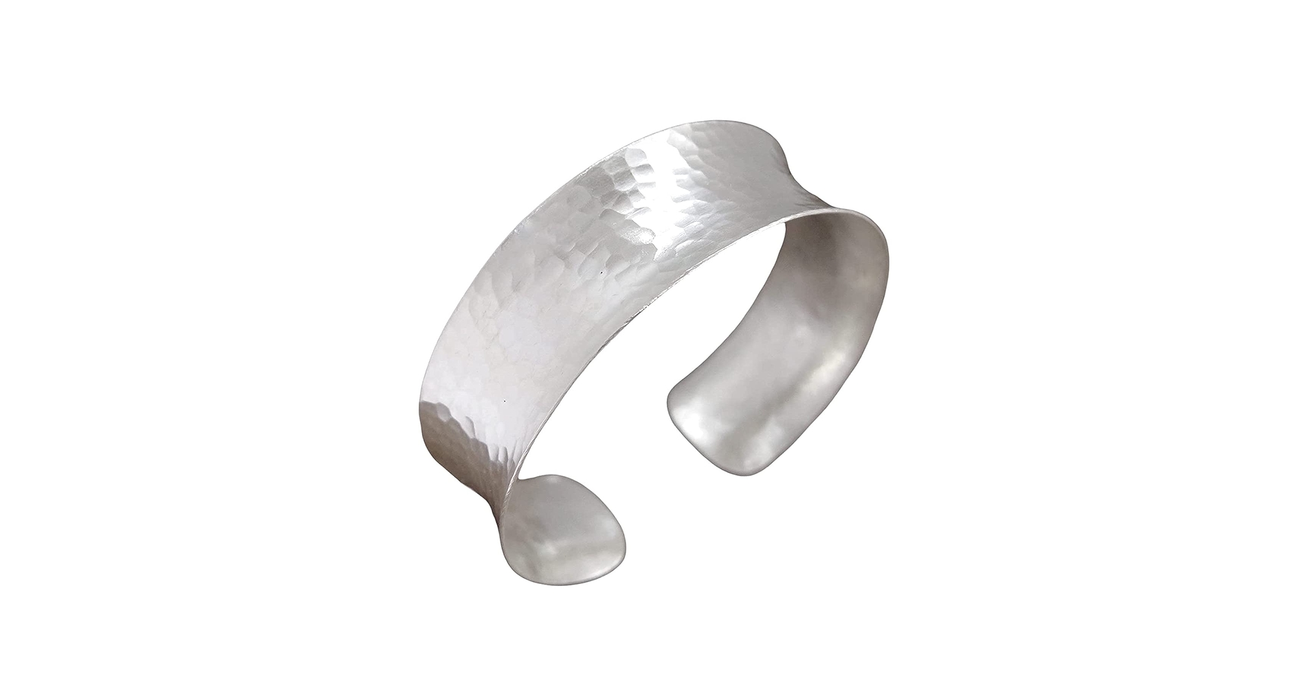 Amazon.com: Hammered Sterling Silver Handmade Wide Cuff