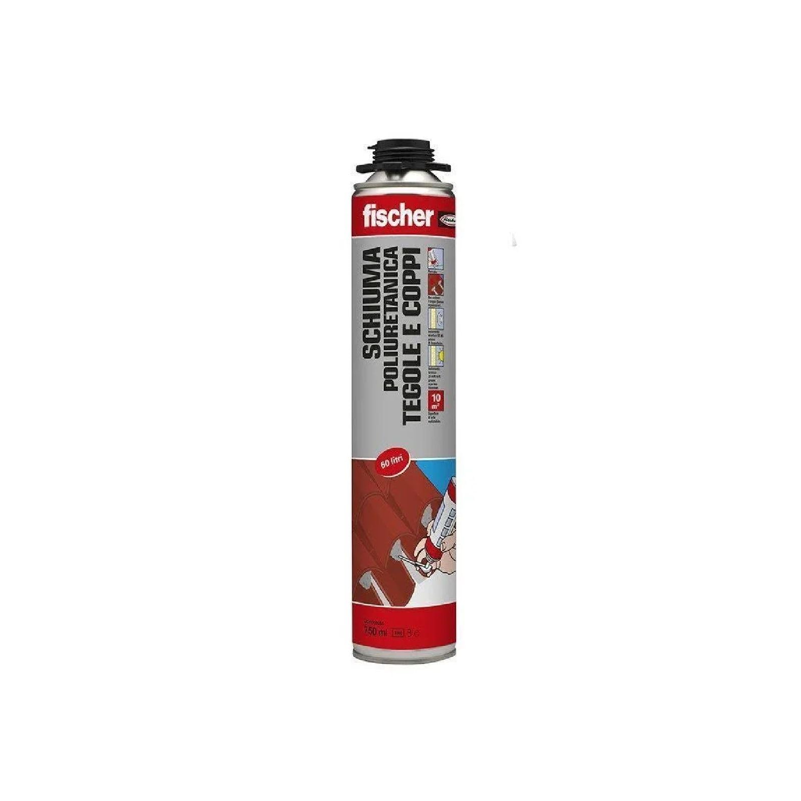 La zappa Schiuma poliuretanica "Tegole e coppi" monocomponente 750 ml (12, Per pistola)