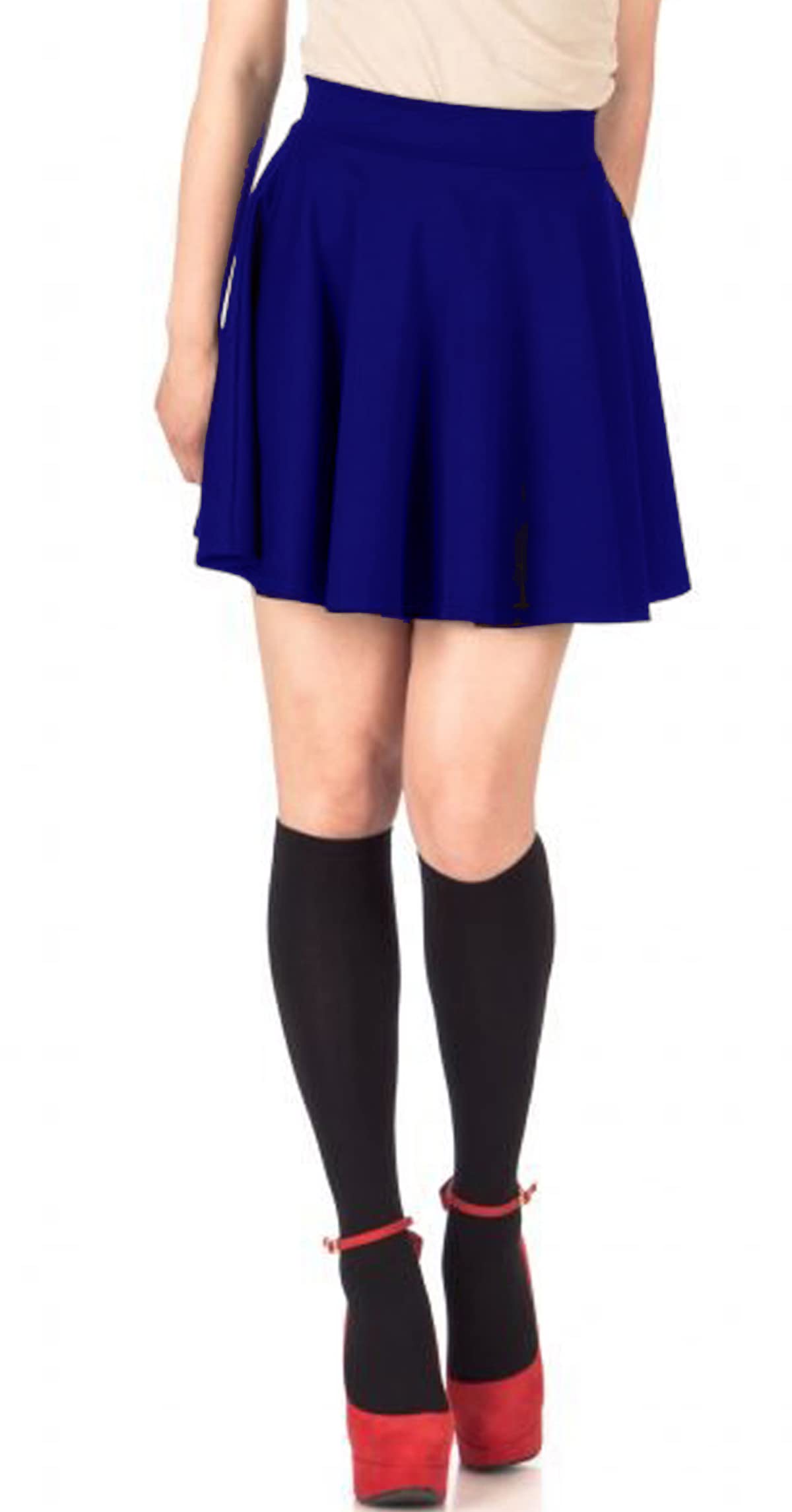 Royal Blue Skater Skirt-picture-10