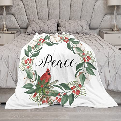 Couverture de canapé en flanelle Noël plaid lit doux 130x150cm - 6
