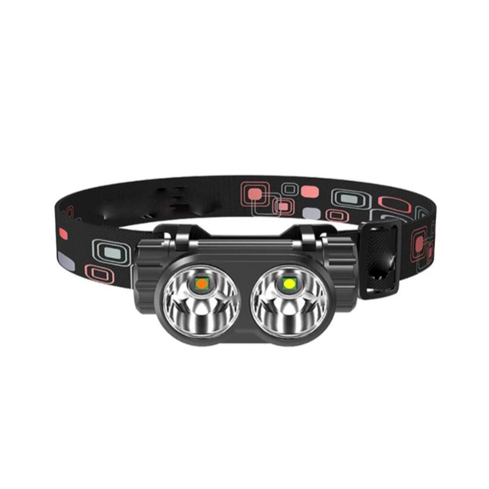 ETZRYSYB Head Torch Mini Portable White/Yellow Light USB Rechargeable Headlamp + Built-in Headlight torch flashlight LED headlamp