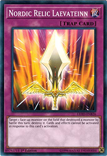 Yu-Gi-Oh! - Nordic Relic Laevateinn - LEHD-ENB26 - Common - 1st Edition - Legendary Hero Decks - Aesir Deck