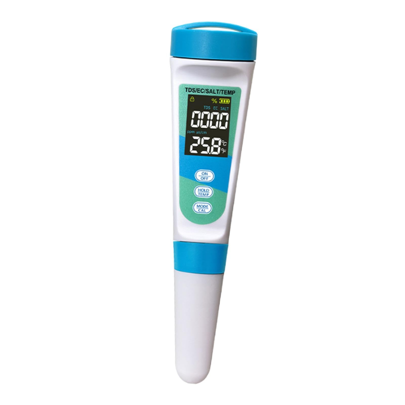 LOVIVER Misuratore di TDS, misuratore di Sale per Piscina, di Temperatura del Sale TDS, Test dell'Acqua, Display, Tester della qualità