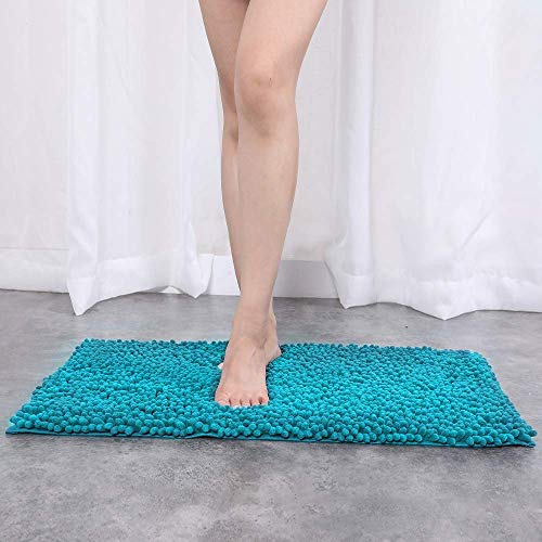 YIQI Badmat antislip badmat met chenille microvezel badtapijt absorberend zacht machinewasbaar voor douche toilet 40 x… - Image 6
