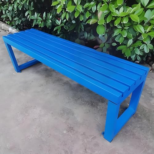 Banc de jardin résistant aux intempéries en métal 150cm - 3