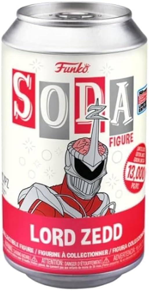 Lord Zedd - Funko Vinyl Soda - 13,000 Pieces - Power Rangers - Chance Of Chase - NYCC 2023 Stickered Con Exclusive