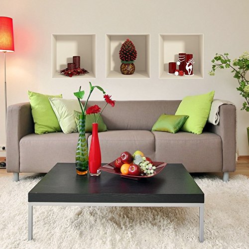 Sticker Mural Créatif De Noël, Nouveau Sticker 3D Père Noël