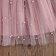Loalirando Prinzessinnen-Kleid für Mädchen, aus rosa Tüll, elegant, ohne Rückenteil, Tutu für Mädchen, Zeremonie, Hochzeit, Rosa, 3-4 Jahre