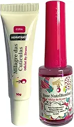 Kit Nutribomba - Base Fortalecedora + Milagre das Cutículas - Tratamento para Unhas, Crescimento Rápido e Hidratação Profunda, By Bruna
