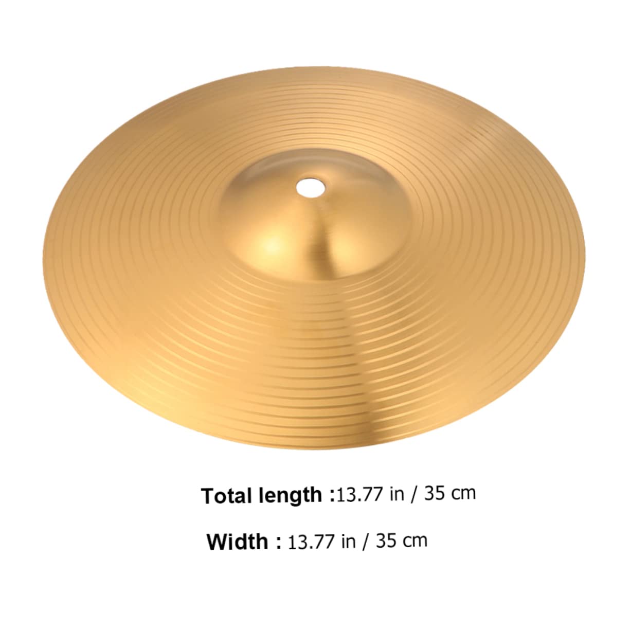 TOYANDONA 1 Pièce Pièce Cymbales à - porte chapeau à percussion en laiton Chapeaux partie de en métal accessoire de percussion alliage batterie instrument de musique