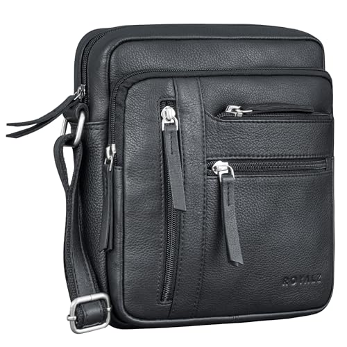 Sac de tous les jours pour homme compact et pratique en cuir marron