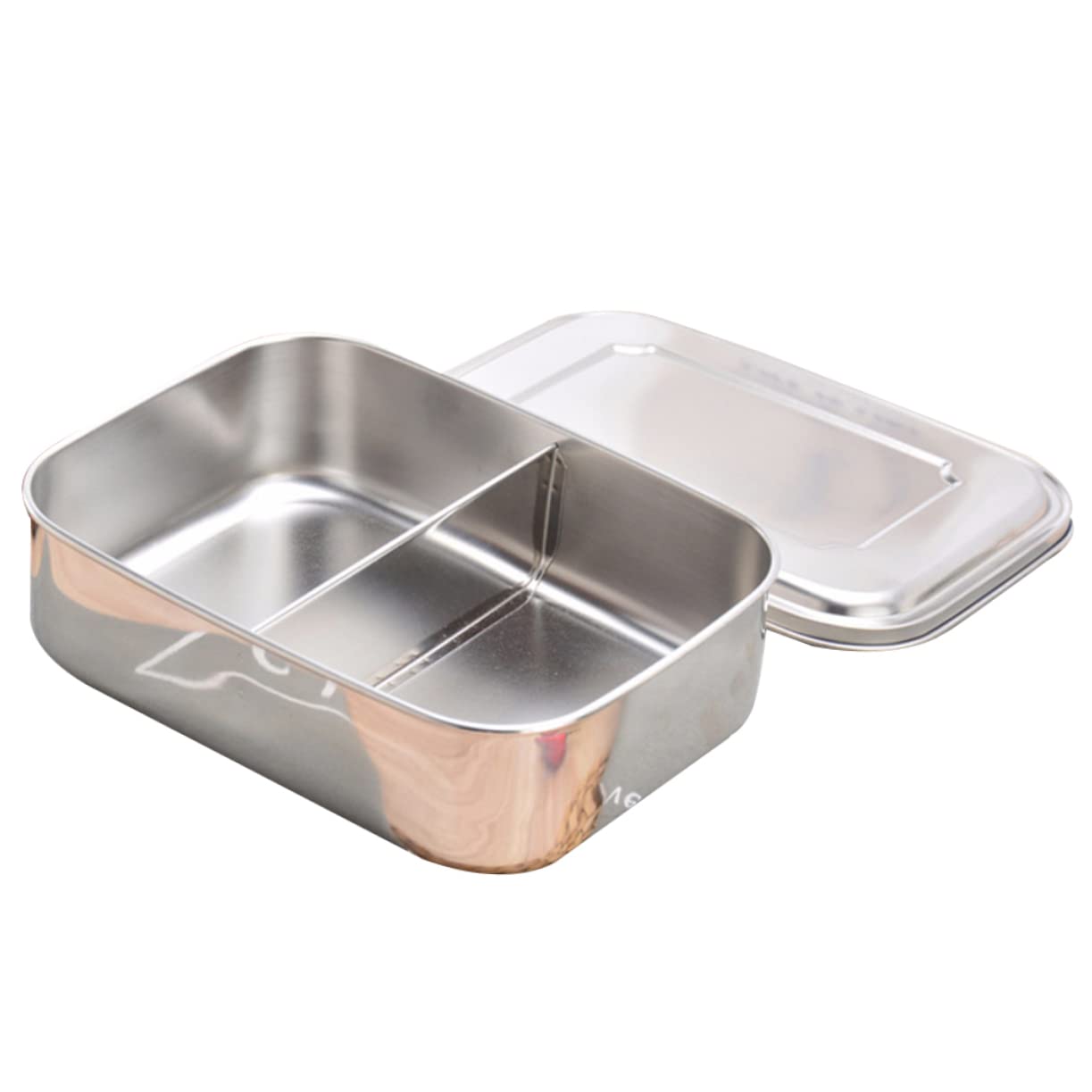 IMIKEYA Boîte à Lunch en Acier Inoxydable à 3 Compartiments Boîtes à Collation Bento Stockage Des Aliments Alimentation Saine Lavable Lave-vaisselle