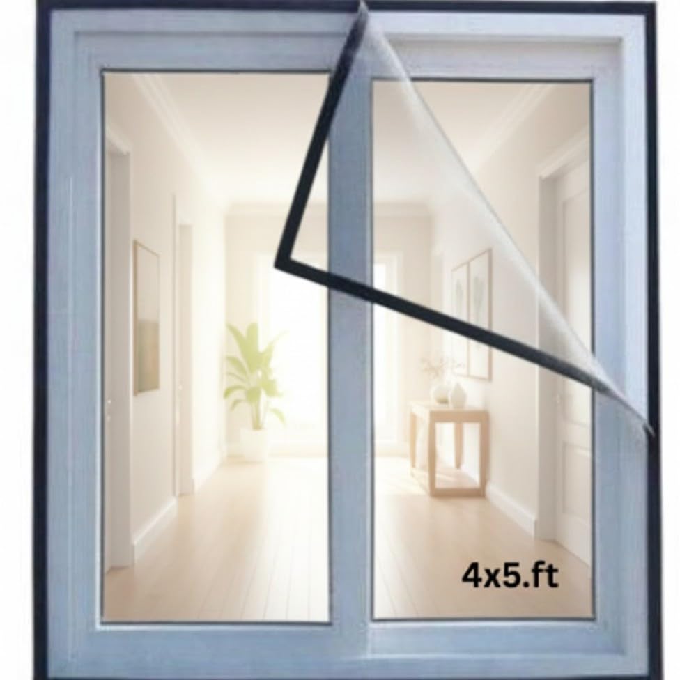 Magnetic Window Mosquito Net 4 x 5 Ft | Washable DIY Insect Mesh Screen | Easy No-Drill Installation-picture-11