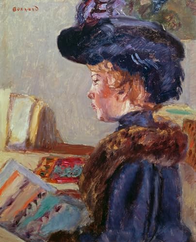 Affiche Pierre Bonnard jeune femme | Tableau déco vintage chambre et salon 60x90
