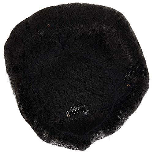 Oikabio Perucas artesanais para homem, parte de cabelo invisível, esponjosa, natural, para homem