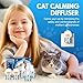 Cat Calming Pheromones Diffuser: 6-in-1 Kit Cat Appeasing Pheromone Diffuser to Calm (2 Plugin+4x48ml Refills) for Comfort Reduces Stress Anxiety, Long-Lasting Appeasing Pheromone for Pet Cat (6in1)