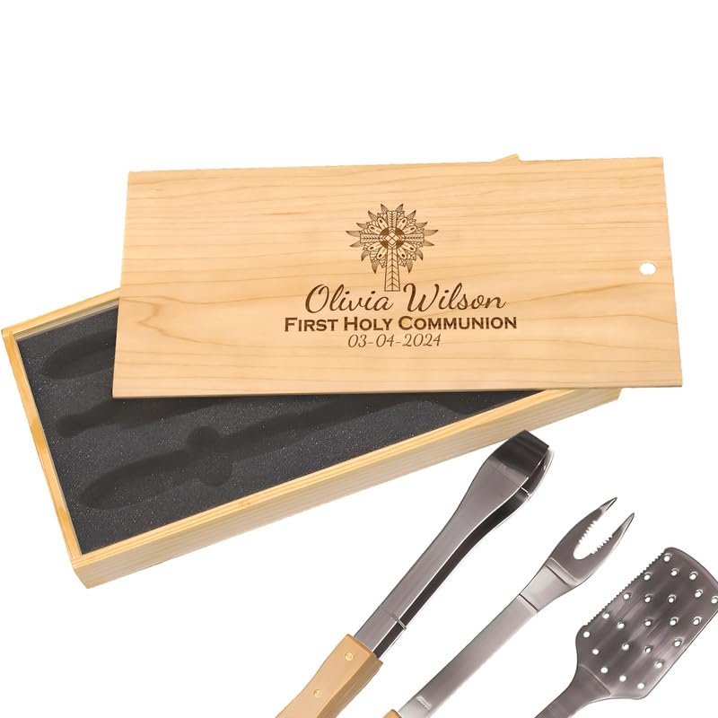 Set personalizado de parrilla para primera comunión miniatura 1